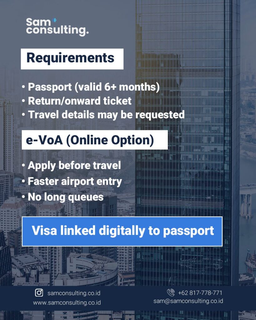 visa on arrival requirements