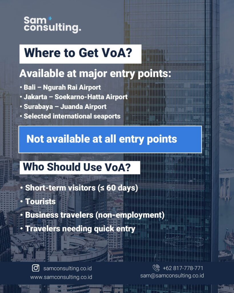visa on arrival where can you get it