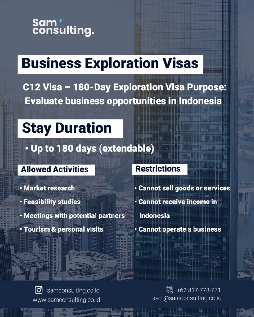 Business Exploration Visa C12