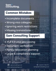 How does Sam Consulting support Indonesia Family Dependent Visa holders