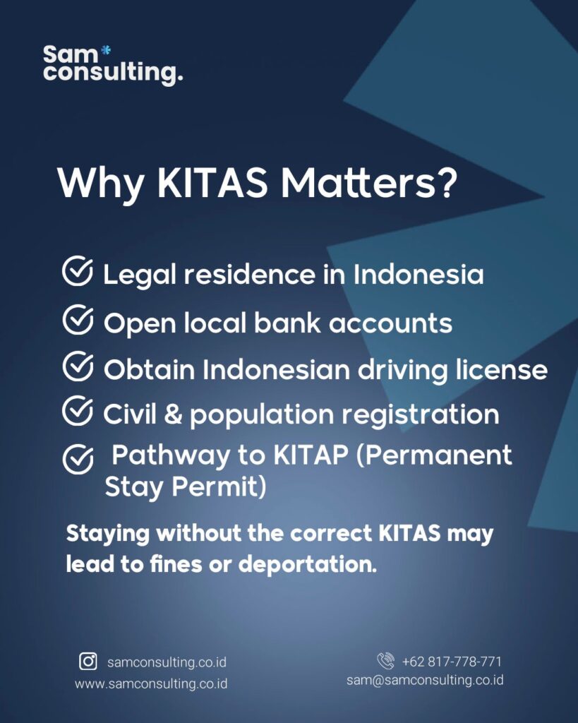why KITAS is important