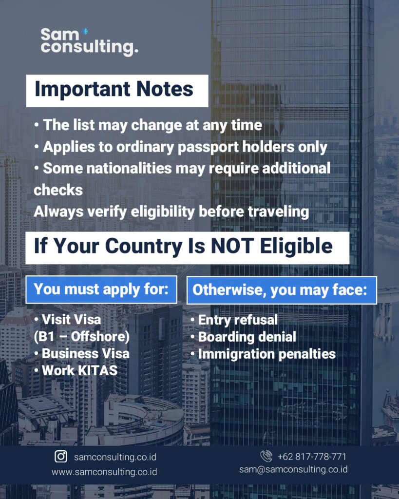 visa on arrival what if your country isn't eligible