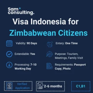 Indonesia Visa for Zimbabwean Citizens